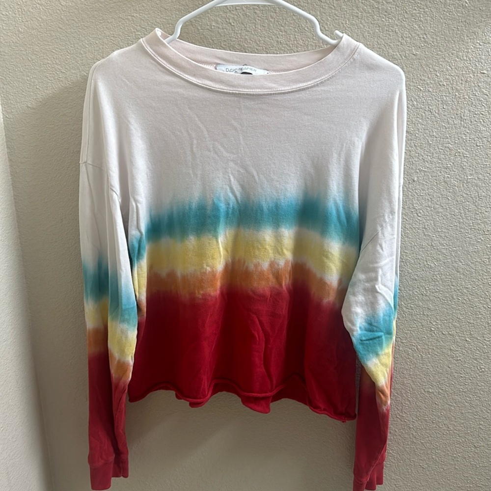 Daydreamer long sleeve tie-dye shirt
